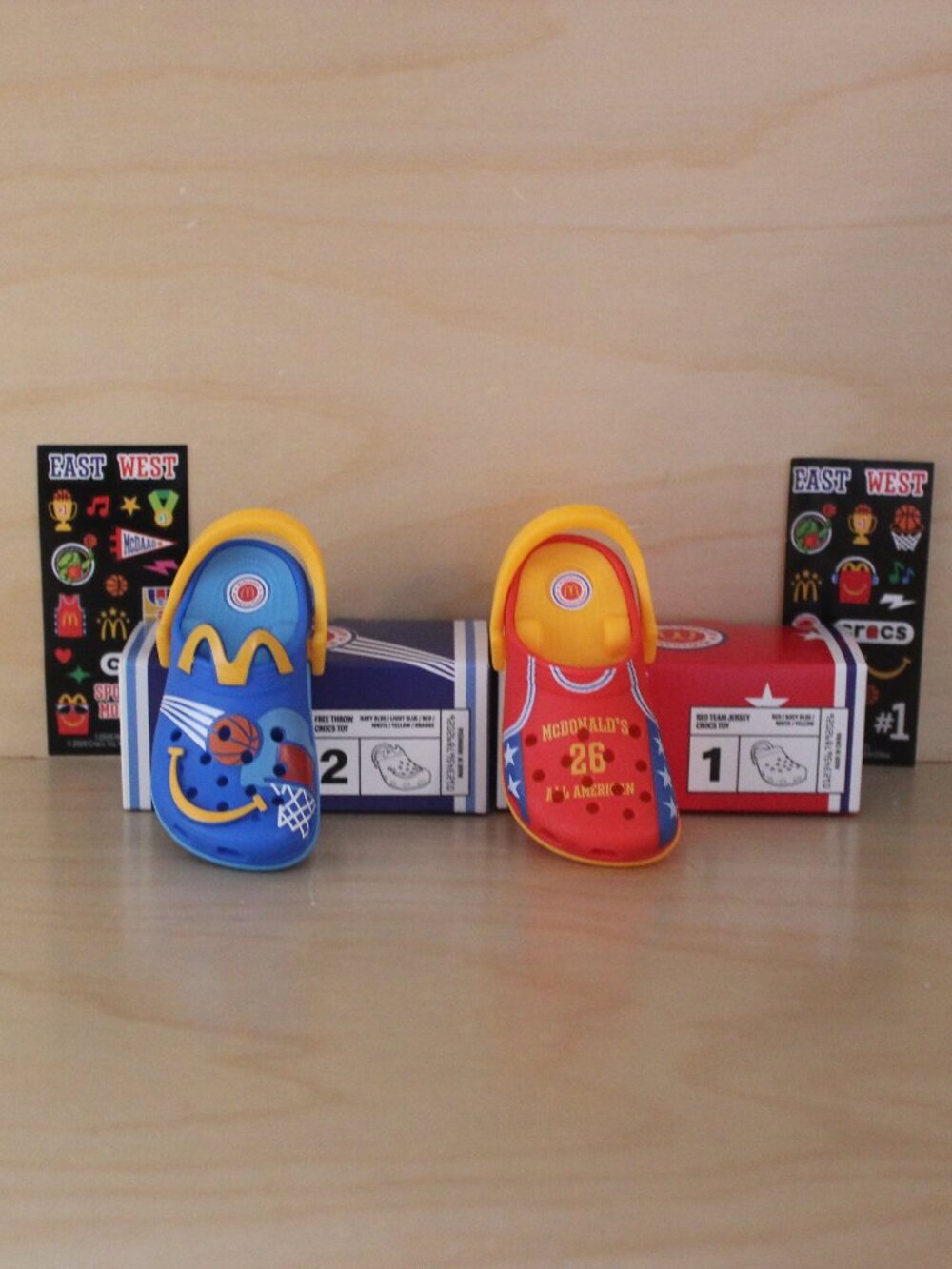 McDonald's Crocs x All American Games Happy Meal 2026 Toys #1 & #2